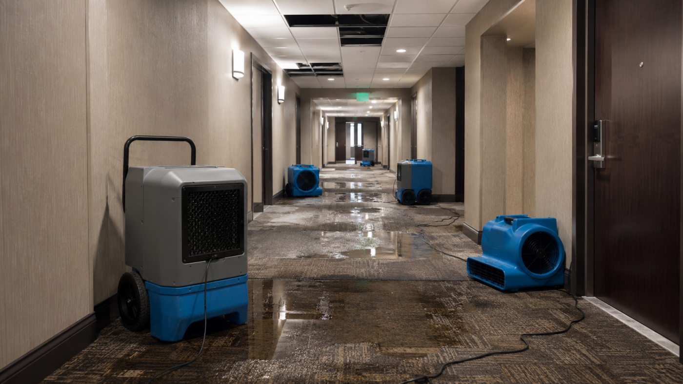 Commercial Water Damage Cleanup Raleigh NC