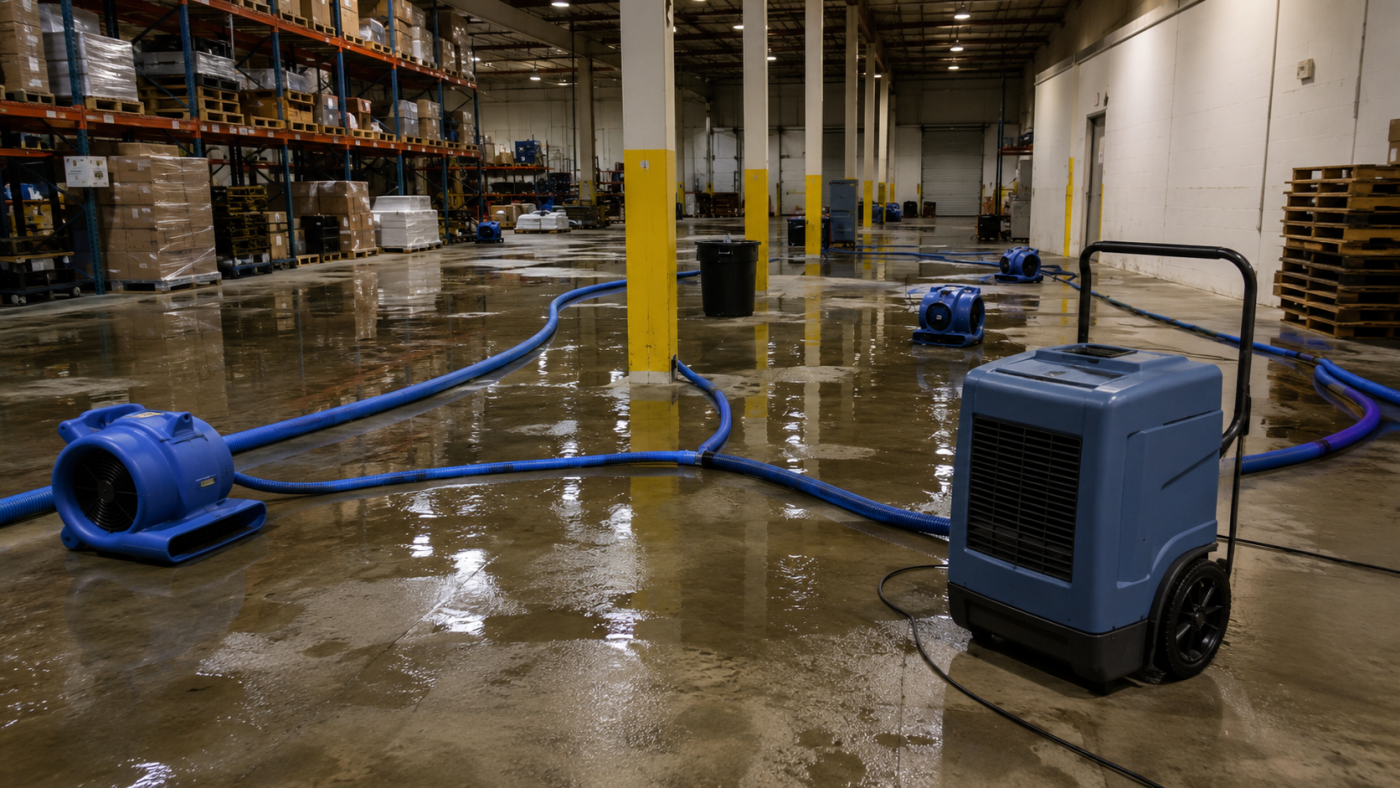 Commercial Water Removal Raleigh NC